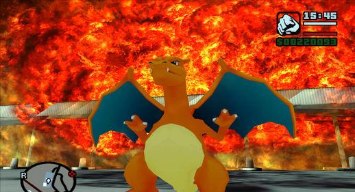 Skin do Charizard do Pokemon para GTA San Andreas