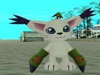 Skin do Gatomon do Digimon para GTA San Andreas