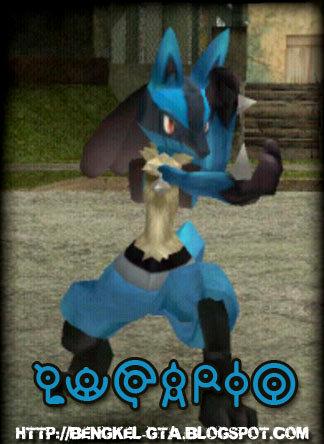 Skin do Lucario do Pokemon para GTA San Andreas