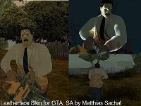 Skin do Leatherface para GTA San Andreas