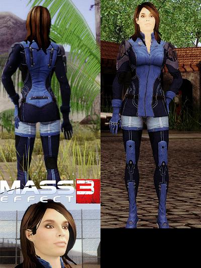 Skin do Ashley Ped do Mass Effect 3 para GTA San Andreas
