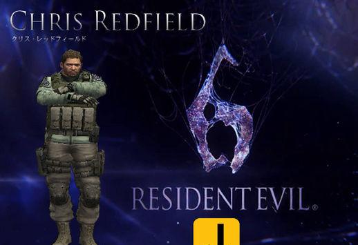 Skin do Chris Redfield do Resident Evil 6 para GTA San Andreas