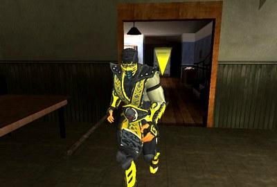 Skin do Scorpion do Mortal Kombat para GTA San Andreas