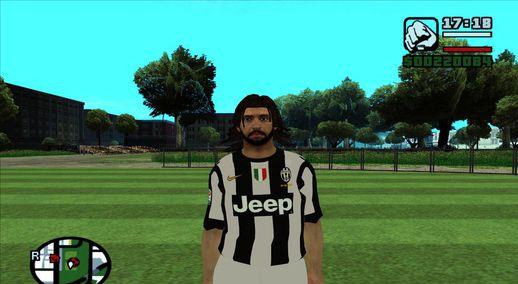 Skin do Andrea Pirlo para GTA San Andreas