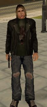 Skin do Kurt Cobain para GTA San Andreas