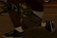 Tênis Air Jordan III para GTA San Andreas