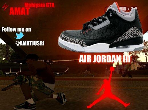 Tnis Air Jordan III para GTA San Andreas