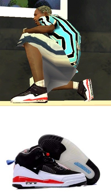 Tnis Nike Air Jordan para GTA San Andreas