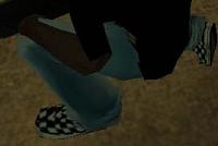 Tênis Slip-ones para GTA San Andreas