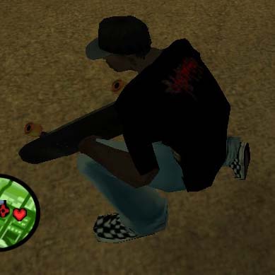 Tnis Slip-ones para GTA San Andreas