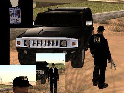 Uniforme do FBI para GTA San Andreas