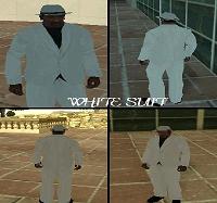 Terno branco para GTA San Andreas