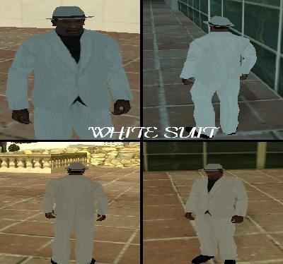 Terno branco para GTA San Andreas