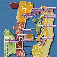 Mapa de Lojas para Roubar do GTA Vice City