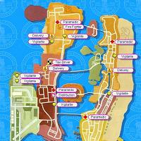 Mapa de Trabalhos do GTA Vice City