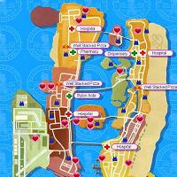 Mapa de Vida e armadura do GTA Vice City