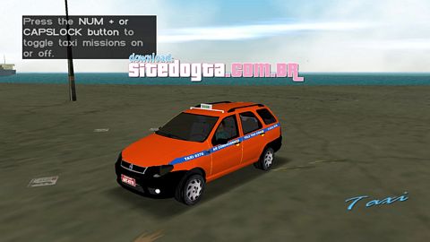 Fiat Palio Weekend TAXI de Porto Alegre para GTA Vice City