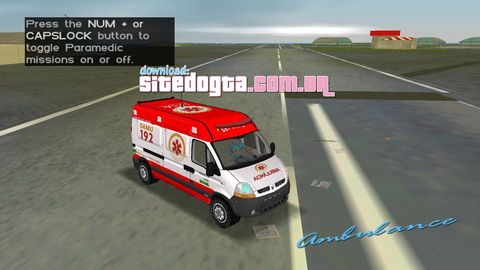 Renault Master do SAMU para GTA Vice City