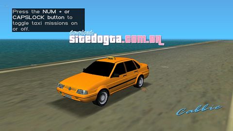 Volkswagen Santana 2000 Taxi para GTA Vice City