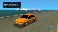 Volkswagen Santana 2000 Taxi para GTA Vice City